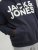 Jack & Jones CORP LOGO Large Print Hoodie Navy Blazer - Pulóverek & kapucnis pulóverek - Pulóverek & Kapucnis pulóver 2XL-12XL