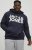 Jack & Jones CORP LOGO Large Print Hoodie Navy Blazer - Pulóverek & kapucnis pulóverek - Pulóverek & Kapucnis pulóver 2XL-12XL