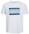 Jack & Jones JORJOSHUA T-shirt Bright White - Pólók - Nagyméretű pólók - 2XL-14XL