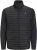 Jack & Jones MULTI SET-IN Sleeves Quilted Jacket With Collar Black - Kabátok - Nagyméretű Kabátok - 2XL-8XL