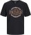 Jack & Jones LOGO O-Neck T-Shirt Black - Pólók - Nagyméretű pólók - 2XL-14XL