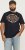 Jack & Jones LOGO O-Neck T-Shirt Black - Pólók - Nagyméretű pólók - 2XL-14XL