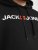 Jack & Jones CORP OLD LOGO REG FIT Hoodie Black - Pulóverek & kapucnis pulóverek - Pulóverek & Kapucnis pulóver 2XL-12XL