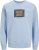 Jack & Jones HUDSON Sweatshirt Chambray Blue - Pulóverek & kapucnis pulóverek - Pulóverek & Kapucnis pulóver 2XL-12XL