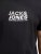 Jack & Jones Tarmac Branding Crew Neck T-Shirt Black - Pólók - Nagyméretű pólók - 2XL-14XL
