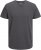 Jack & Jones ORGANIC T-Shirt Dark Grey Melange - Pólók - Nagyméretű pólók - 2XL-14XL