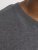 Jack & Jones ORGANIC T-Shirt Dark Grey Melange - Pólók - Nagyméretű pólók - 2XL-14XL