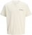 Jack & Jones Snake Crew Neck T-Shirt Antique White - Pólók - Nagyméretű pólók - 2XL-14XL