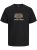 Jack & Jones Calma Crew Neck T-Shirt Black - Pólók - Nagyméretű pólók - 2XL-14XL