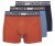 Jack & Jones JACMARCO SOLID Trunks 3-Pack Coronet Blue - Alsónemű & strandruhák - Nagyméretű Alsónemű 2XL-8XL