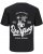 Jack & Jones Zekiel Crew Neck T-Shirt Black - Pólók - Nagyméretű pólók - 2XL-14XL