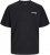 Jack & Jones Charge Crew Neck Printed T-Shirt Black - Pólók - Nagyméretű pólók - 2XL-14XL