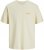 Jack & Jones Retiro Crew Neck T-Shirt Antique White - Pólók - Nagyméretű pólók - 2XL-14XL