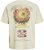 Jack & Jones Retiro Crew Neck T-Shirt Antique White - Pólók - Nagyméretű pólók - 2XL-14XL