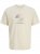 Jack & Jones Calma Crew Neck T-Shirt Sweet Corn - Pólók - Nagyméretű pólók - 2XL-14XL
