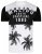 Kam Jeans 5228 Malibu T-shirt Black/White - Pólók - Nagyméretű pólók - 2XL-14XL