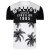 Kam Jeans 5228 Malibu T-shirt Black/White - Pólók - Nagyméretű pólók - 2XL-14XL