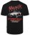 Kam Jeans 5710 Legendary Racing Slub Tee With Back Print Black - Pólók - Nagyméretű pólók - 2XL-14XL