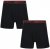 Kam Jeans 804 Boxershorts 2-pack Black - Alsónemű & Strandruhák - Nagyméretű Alsónemű 2XL-8XL