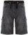 Kam Jeans Dito Denim Shorts Charcoal - Rövidnadrág - Nagyméretű Rövidnadrág W40-W60