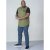 D555 Demarcus Couture T-shirt Khaki - Pólók - Nagyméretű pólók - 2XL-14XL