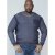 D555 Bryson Crewneck Sweater with Pocket Navy - Pulóverek & kapucnis pulóverek - Pulóverek & Kapucnis pulóver 2XL-12XL