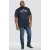 D555 Thornton Embroidery T-shirt Navy - Pólók - Nagyméretű pólók - 2XL-14XL