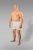 20 Nodi Combed Cotton Jersey Boxer with Front Button Fly White - Alsónemű & Strandruhák - Nagyméretű Alsónemű 2XL-8XL