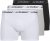 Jack & Jones Soho Solid Trunks 3-pack White/Grey/Black - Alsónemű & strandruhák - Nagyméretű Alsónemű 2XL-8XL