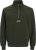 Jack & Jones Soho Sweatshirt with Zipper Green - Pulóverek & kapucnis pulóverek - Pulóverek & Kapucnis pulóver 2XL-12XL