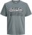 Jack & Jones Logo 2COL T-shirt Grey - Pólók - Nagyméretű pólók - 2XL-14XL