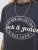 Jack & Jones Dover T-Shirt Short Sleeve Black - Pólók - Nagyméretű pólók - 2XL-14XL