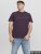 Jack & Jones STAR T-Shirt Purple - Pólók - Nagyméretű pólók - 2XL-14XL