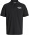 Jack & Jones Makoto Polo Short Sleeve Black - Pólóingek - Galléros Pólók 2XL-8XL - Pólóingek 2XL-8XL