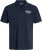 Jack & Jones Makoto Polo Short Sleeve Navy - Pólóingek - Galléros Pólók 2XL-8XL - Pólóingek 2XL-8XL