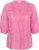 Kaffe Curve Karlia 3/4 Sleeve Blouse Pink - Blúzok és tunikák - 