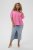 Kaffe Curve Karlia 3/4 Sleeve Blouse Pink - Blúzok és tunikák - 