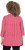 Ulla Popken Minimalist Ho Ho Ho Print 3/4 Sleeve Tee Salsa Red - Mintás pólók nőknek - 