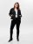 Only Carmakoma Emmy Biker Jacket Black - Kožené bundy - 