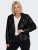Only Carmakoma Emmy Biker Jacket Black - Kožené bundy - 
