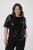 Kaffe Curve Mirana Sequin Blouse Black - Blúzok - 