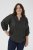 Kaffe Curve Luisa Blouse Black Deep - Blúzok - 