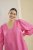Kaffe Curve Sofia Blouse Pink Power - Blúzok - 
