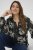 Kaffe Curve Kimmie Blouse Black Chalk Embroidery - Blúzok - 