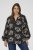 Kaffe Curve Kimmie Blouse Black Chalk Embroidery - Blúzok - 