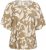 Kaffe Curve Marla Blouse Oak Chalk Leaf - Blúzok - 