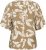 Kaffe Curve Marla Blouse Oak Chalk Leaf - Blúzok - 