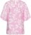 Kaffe Curve Marla Blouse Pink Frosting Chalk Leaf - Blúzok - 