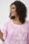 Kaffe Curve Marla Blouse Pink Frosting Chalk Leaf - Blúzok - 