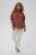 Kaffe Curve Neela Off-Shoulder Blouse Henna Brown - Blúzok és tunikák - 